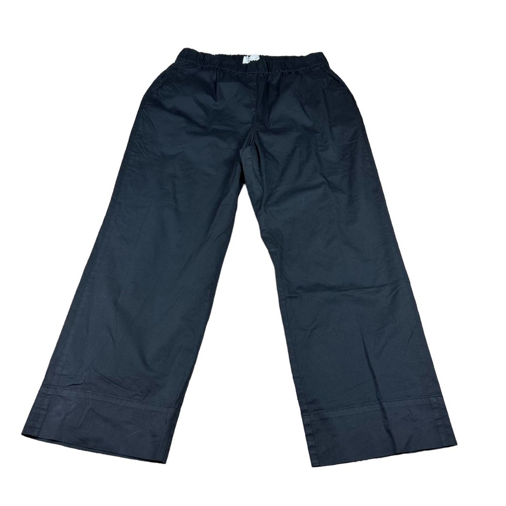 EVERLANE The Easy Pant Black Classic Straight Leg Pull On Pants Womens XL NWOT